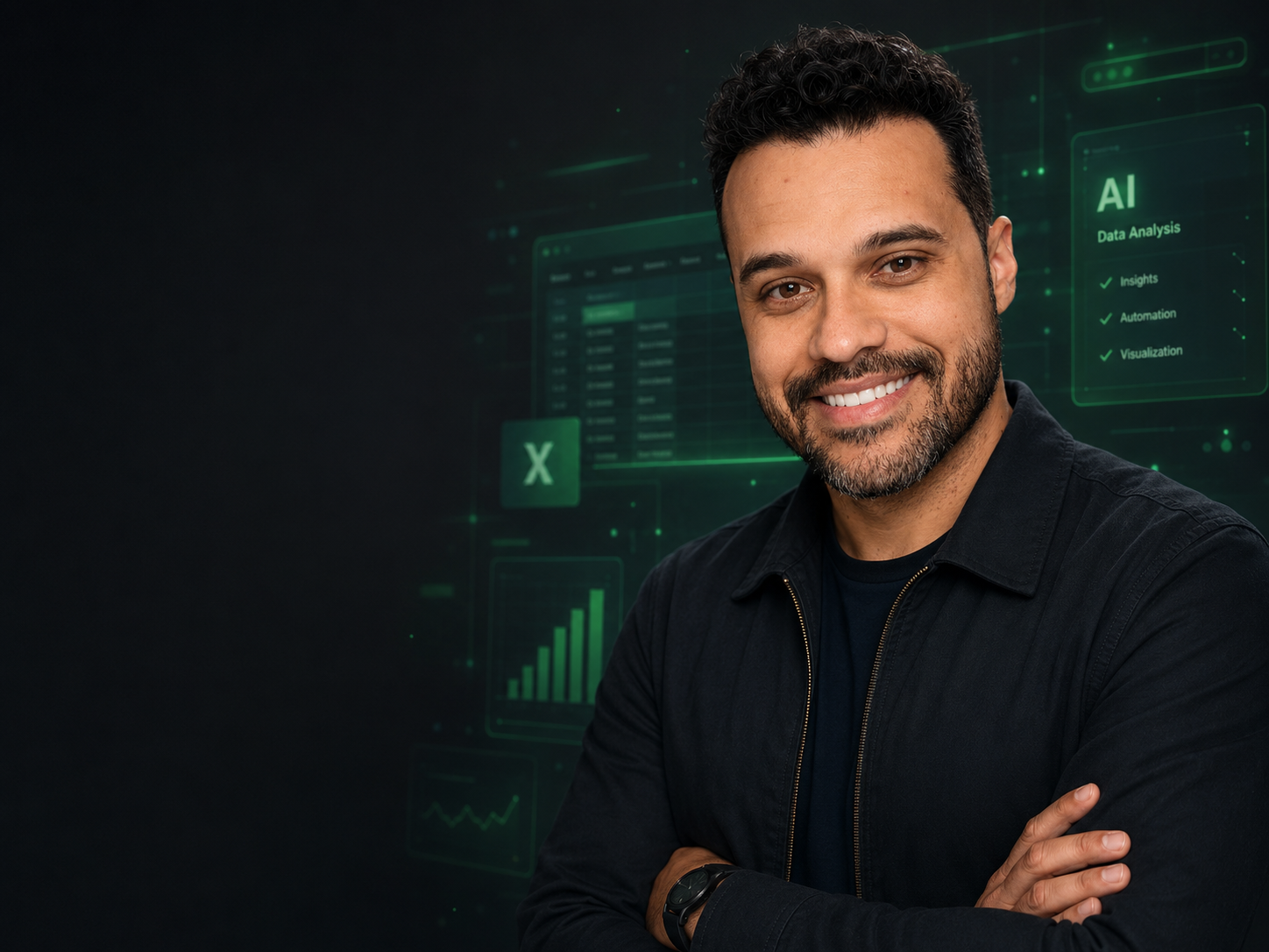 Professor Fernando Adoka - Hero da landing page