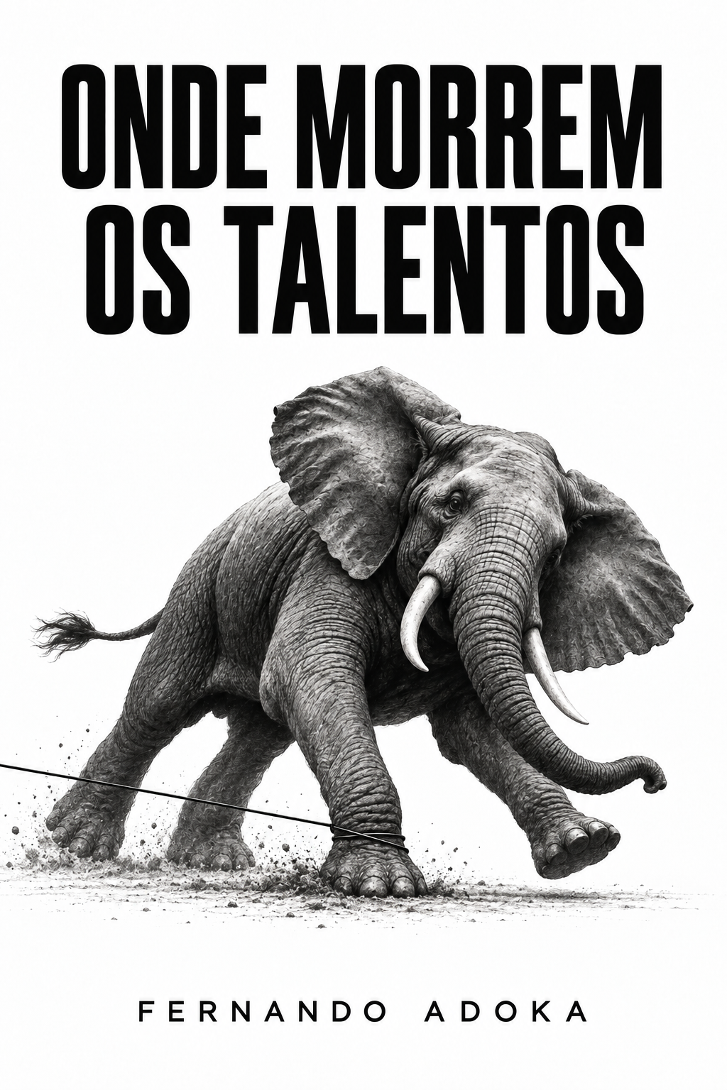 Capa do livro Onde Morrem os Talentos, de Fernando Adoka